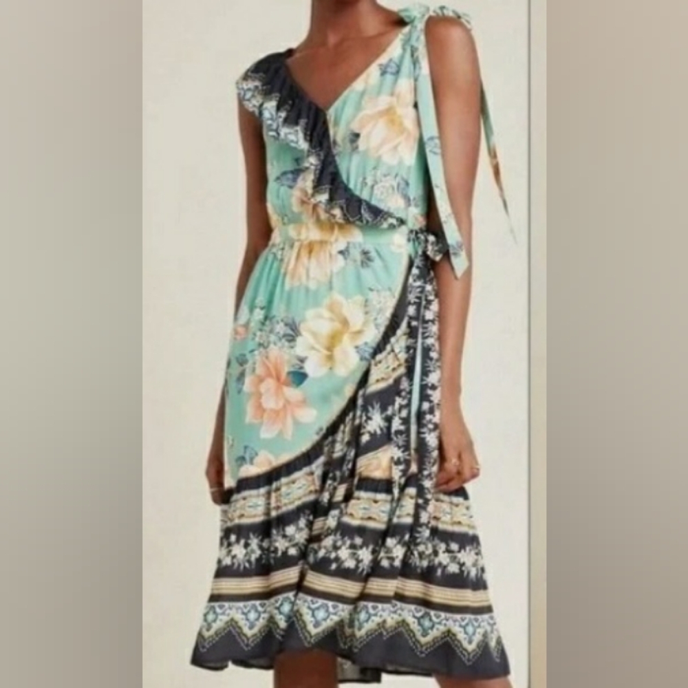 Anthropologie Farm Rio Monica Wrap Dress Sixe XL